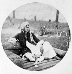Porträt einer Nautch-Tänzerin, um 1860er